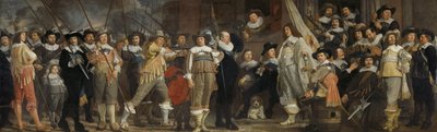 Officers and Other Members of the Militia of District VIII in Amsterdam Led by Captain Roelof Bicker and Lieutenant Jan Michielsz. Blaeuw by Bartholomeus van der Helst